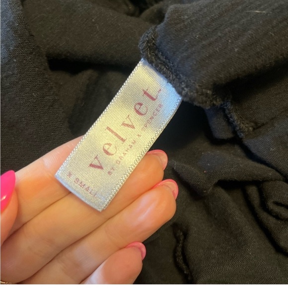 Velvet by Graham & Spencer Denna Black Sleeveless Mini Flounce Dress- XS - Picture 8 of 8